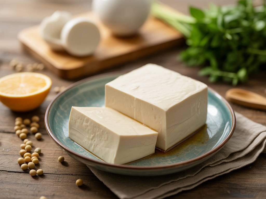 Fabrication de tofu soyeux à la maison étape par étape
