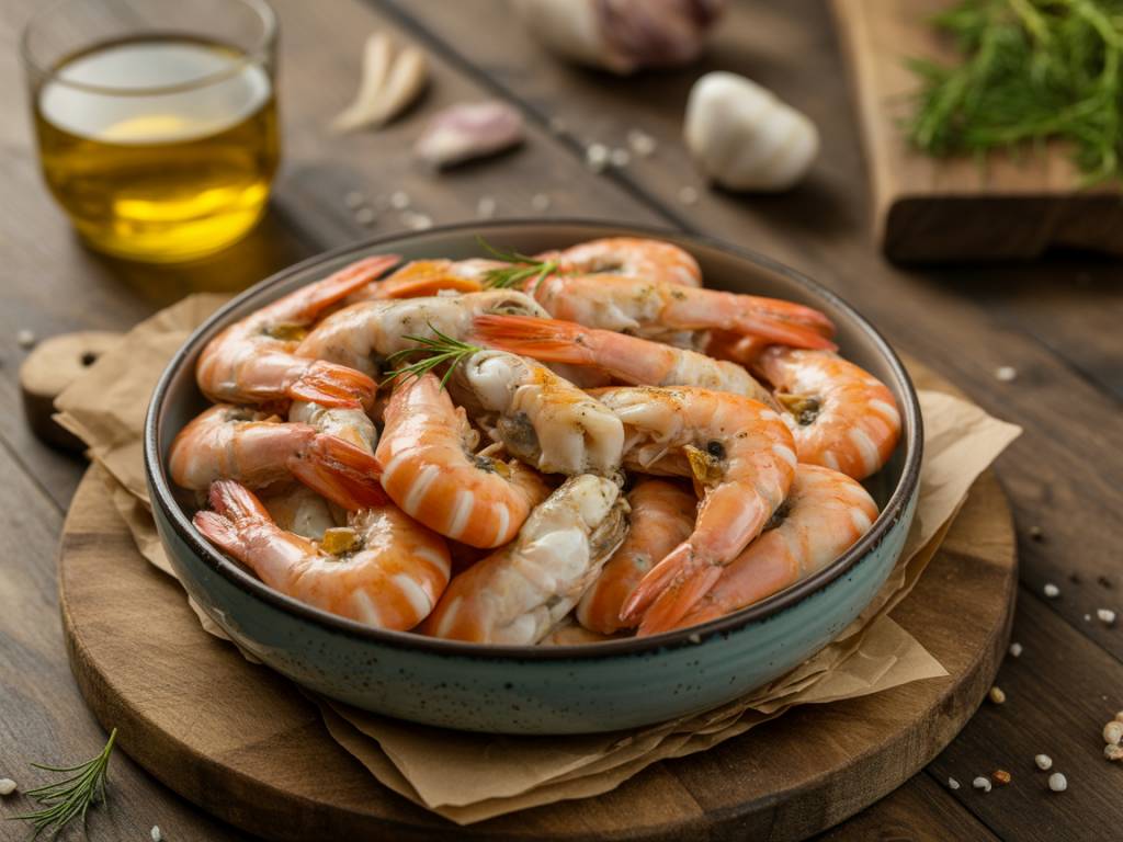 Cassolette crevettes poireaux saine et savoureuse