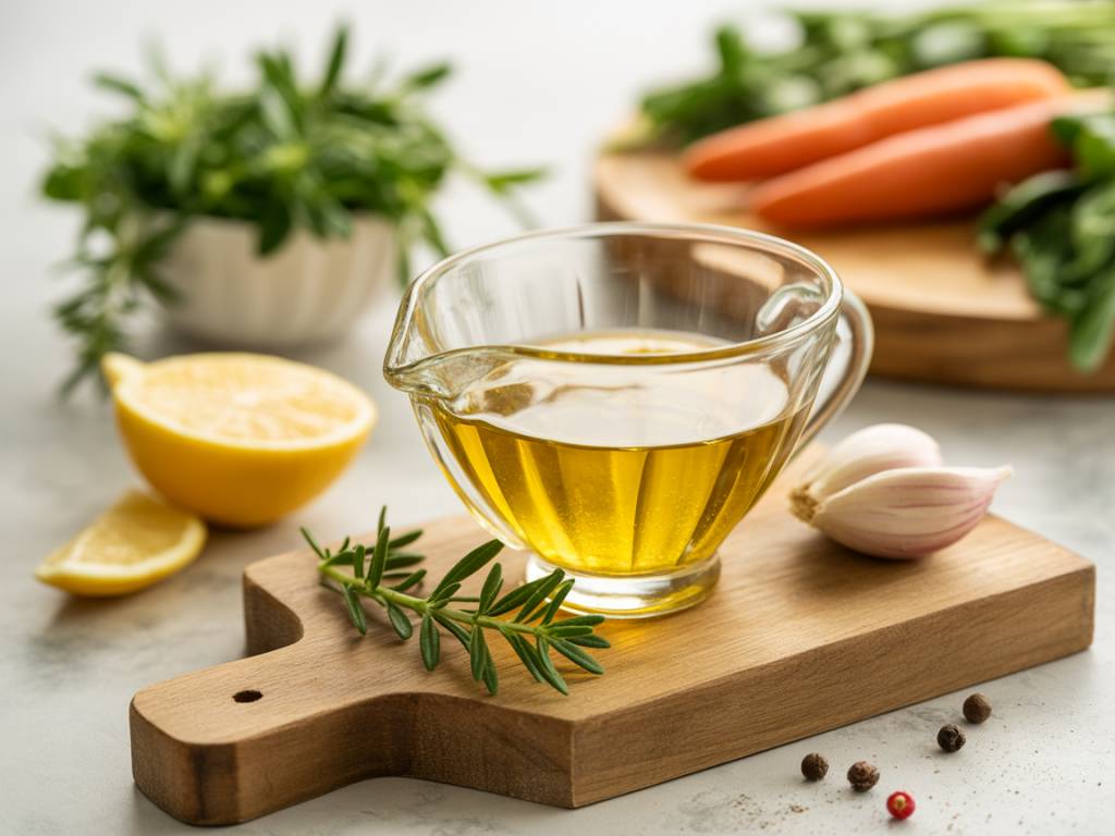 Préparer une vinaigrette allégée sans huile savoureuse