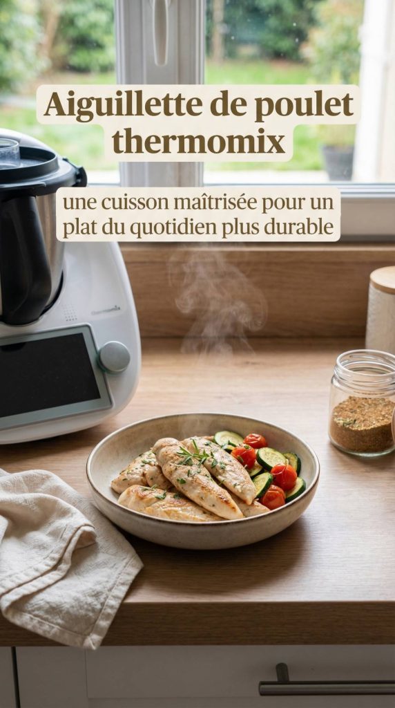 Aiguillette de poulet thermomix : une cuisson maîtrisée pour un plat du quotidien plus durable