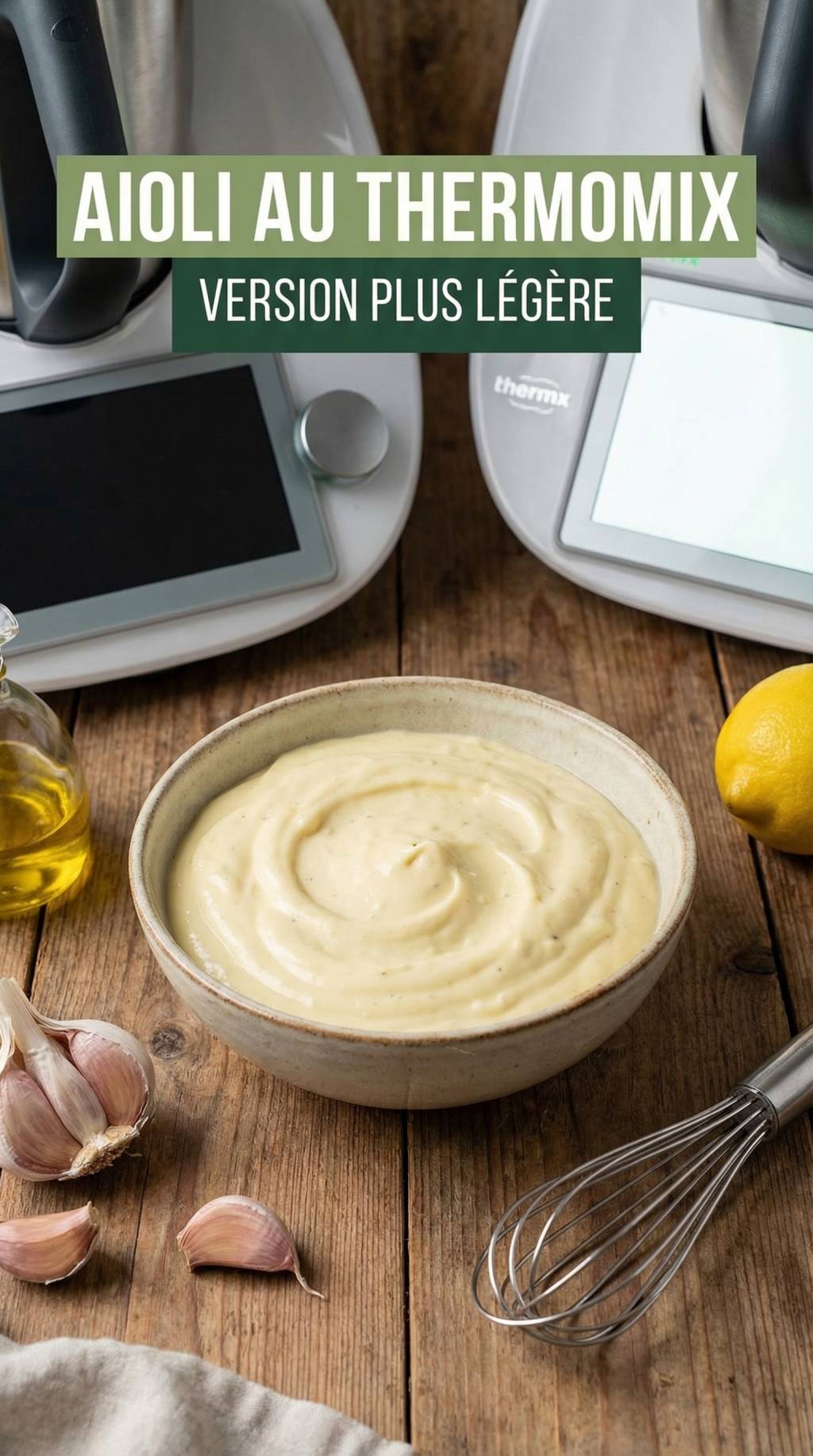 Aioli au thermomix : réussir cette sauce méditerranéenne onctueuse en version plus légère