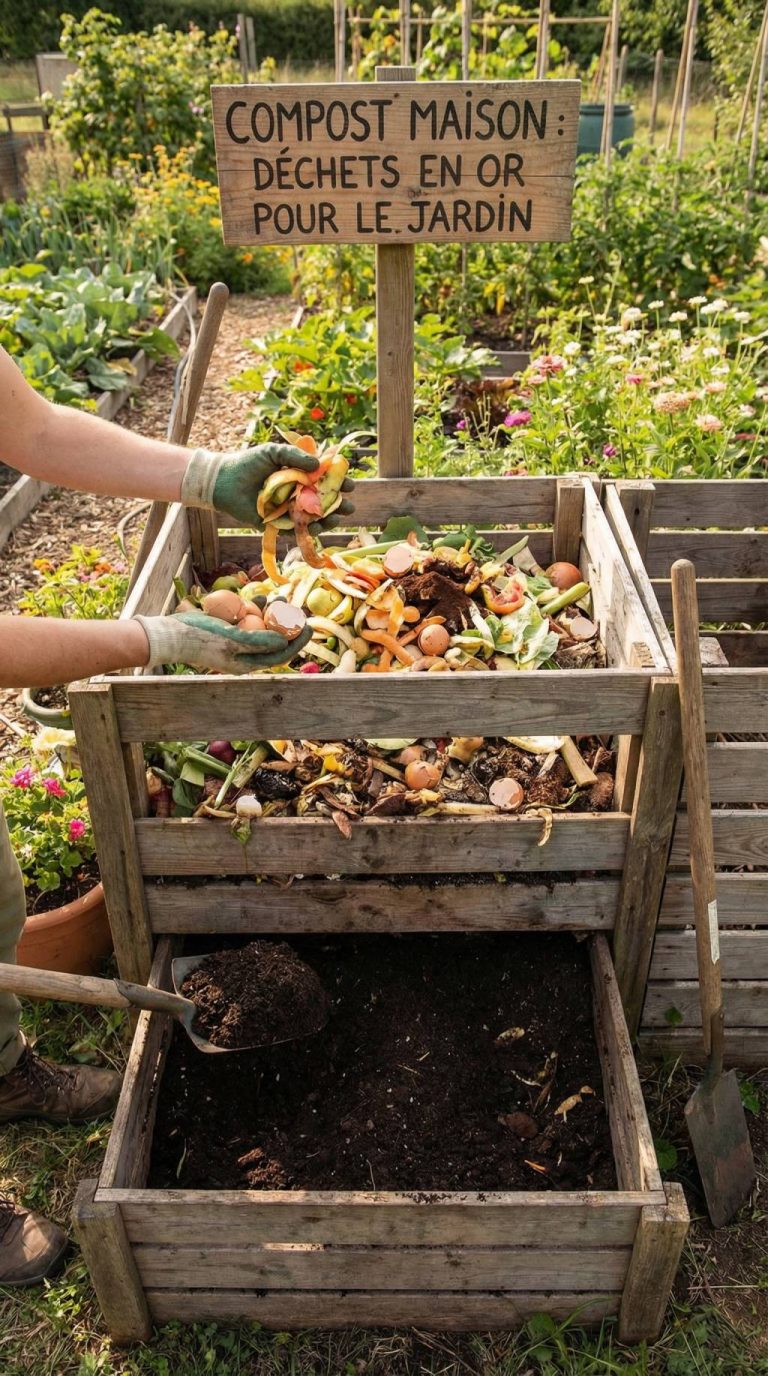 Faire son compost maison : transformer ses déchets de cuisine en ressource précieuse pour le jardin