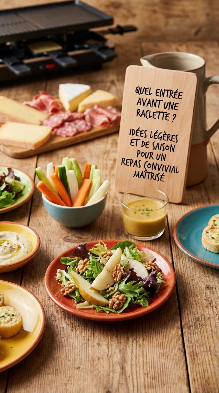 Quel entrée avant une raclette : idées légères et de saison pour un repas convivial maîtrisé