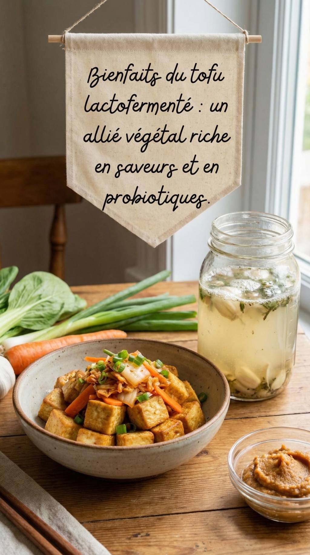 Bienfaits du tofu lactofermenté : un allié végétal riche en saveurs et en probiotiques