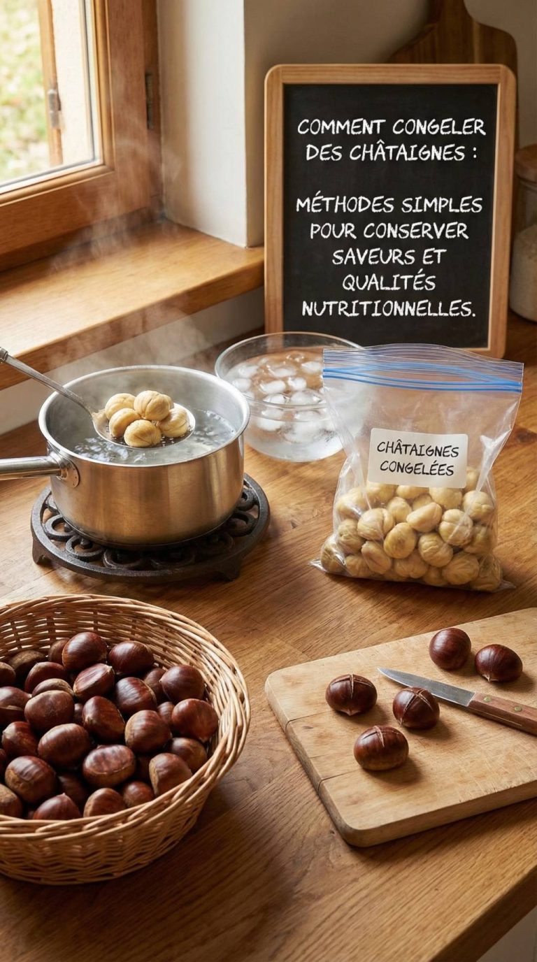 Comment congeler des chataignes : méthodes simples pour conserver saveurs et qualités nutritionnelles