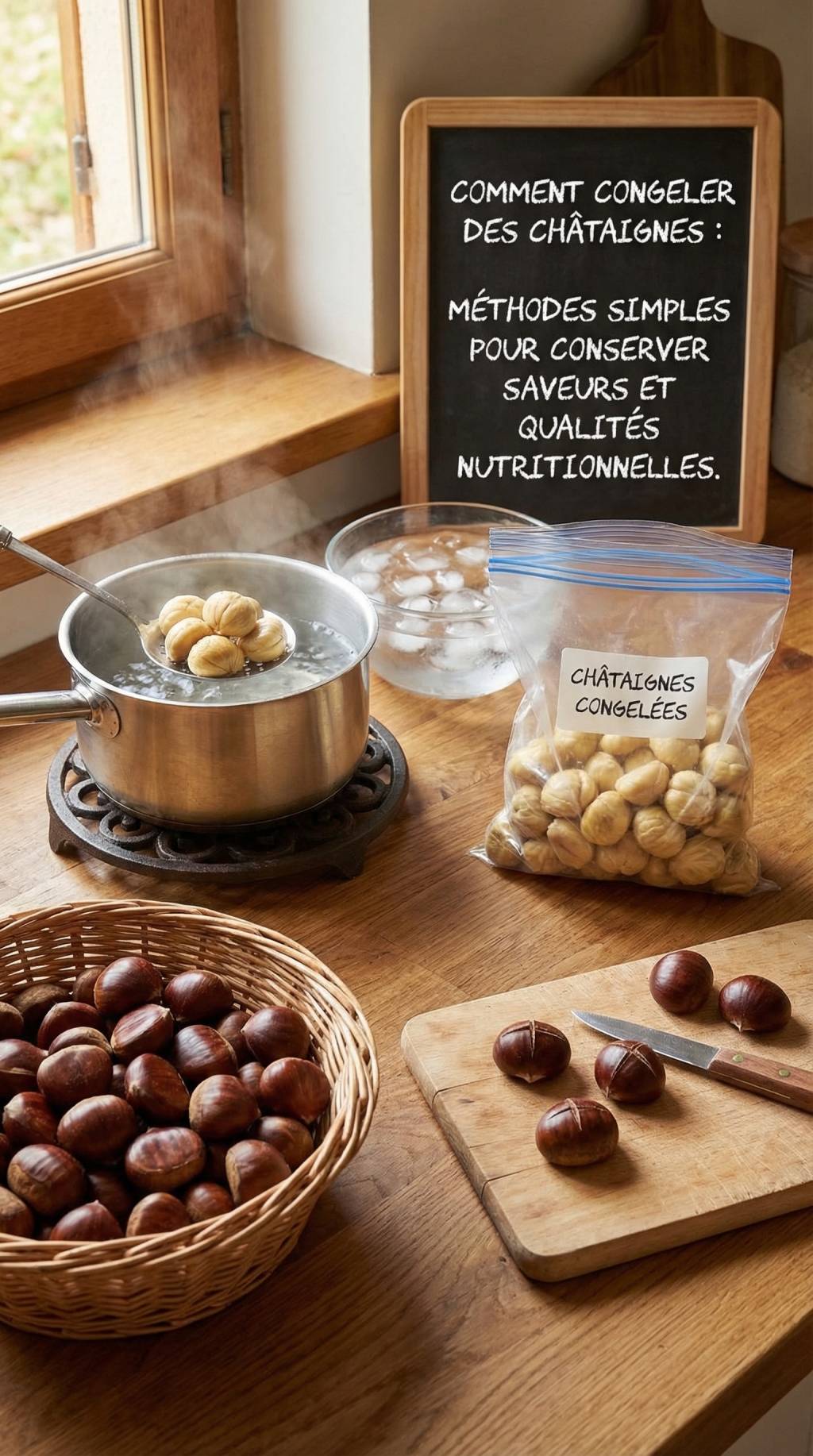 Comment congeler des chataignes : méthodes simples pour conserver saveurs et qualités nutritionnelles